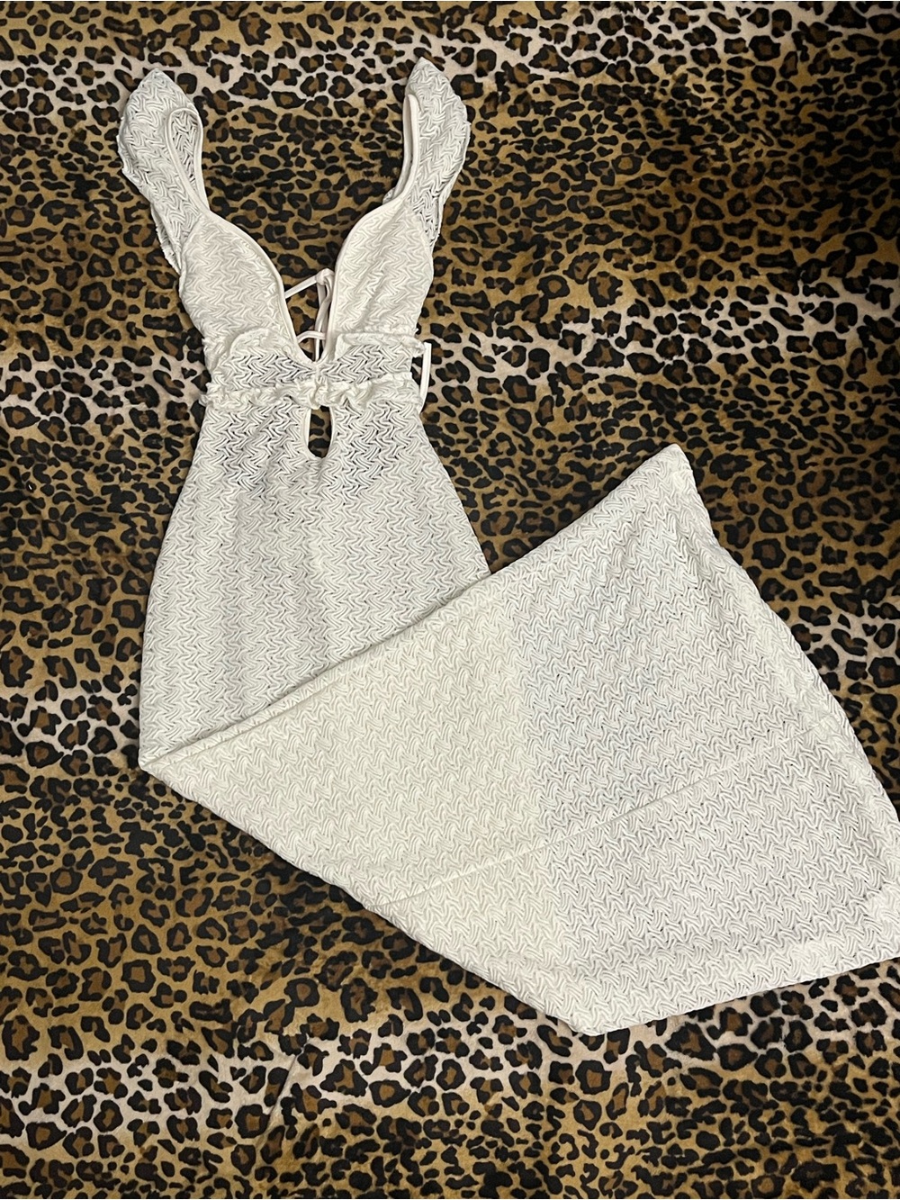 White Lace  Maxi Slip Dress